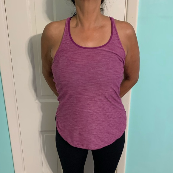 Lululemon What the Sport Singlet Heathered Plum - Picture 4 of 6